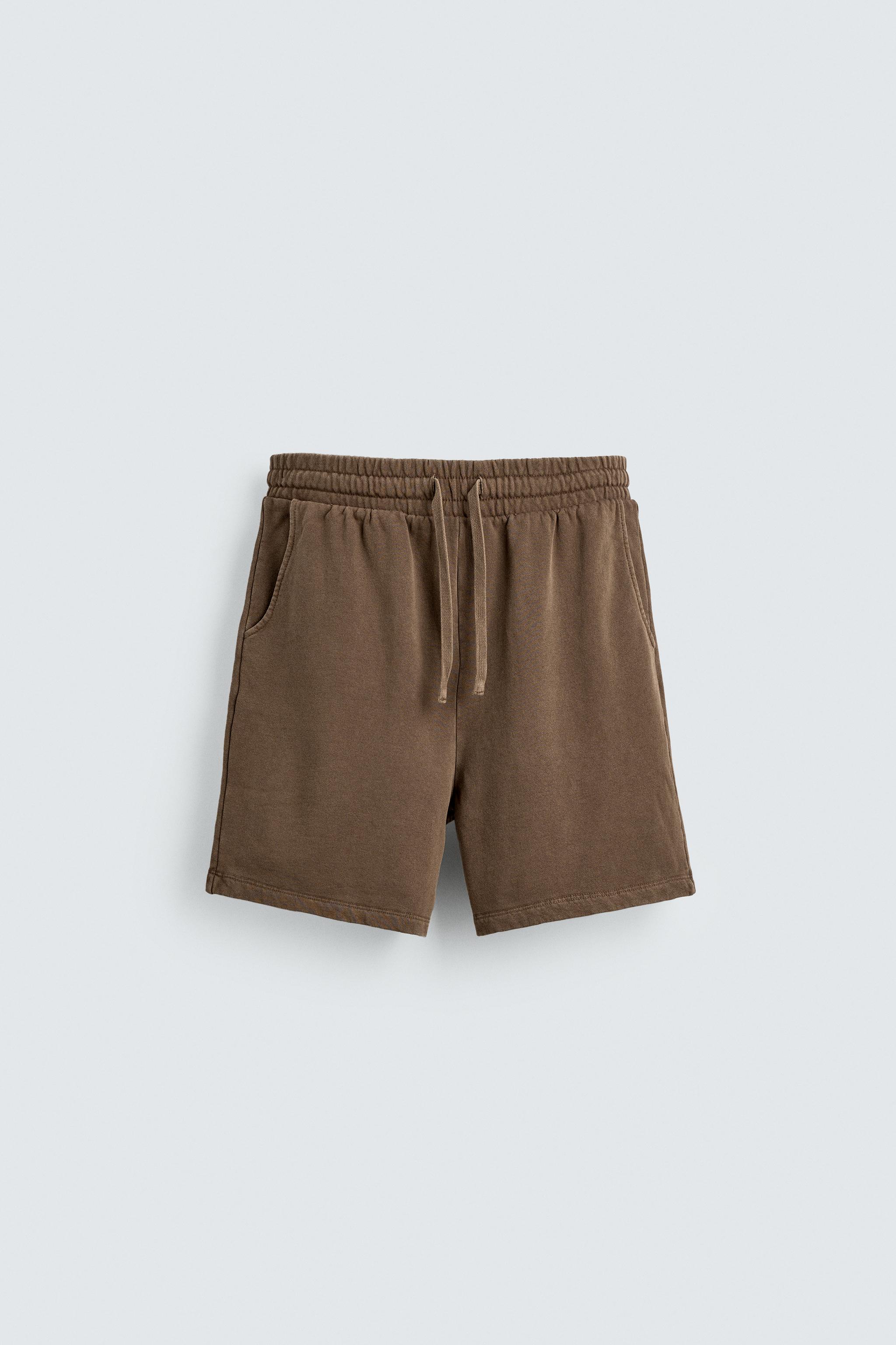 BASIC WASHED JOGGER SHORTS
